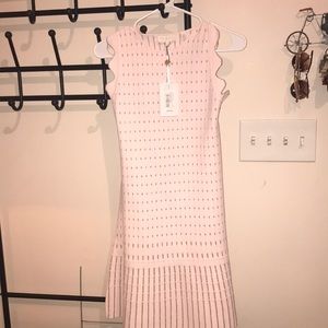 Ted Baker London Flippy Metallic Jacquard Dress